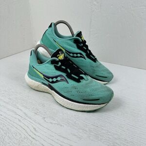 Saucony‎ Triumph 19 Womens 9 Running Shoe S10678-26 Cool Mint Acid Sneakers Gym